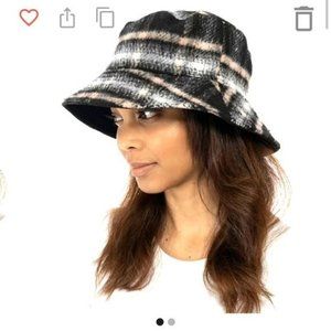 Jenni Women's Reversible Soft Corduroy Bucket Hat Black One Size